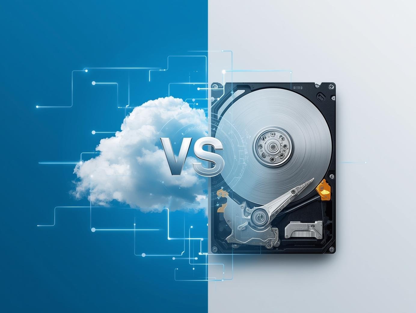 Cloud Storage vs Hard Drive – Compare pros, cons, cost, security & usage. Find out which storage option is better for you in 2025.
