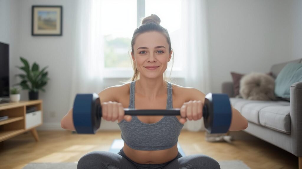 How to start a 10-minute home workout.