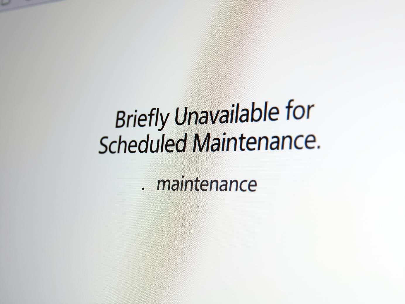 How to Fix Briefly Unavailable for Scheduled Maintenance – Delete .maintenance File