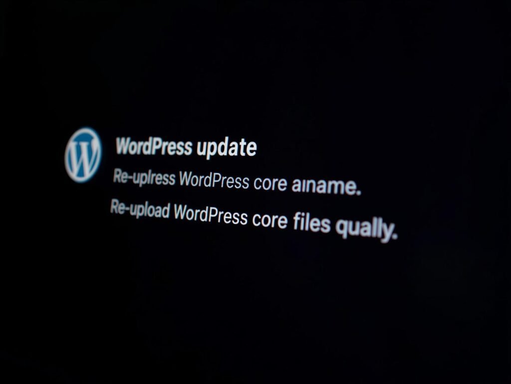 How to Fix WordPress Core Update Failure – Re-upload WordPress Core Files Manually (Complete Guide)
